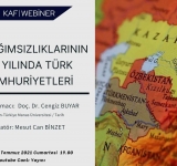 Bağımsızlıklarının 30. Yılında Türk Cumhuriyetleri - Konuşmacı: Doç. Dr. Cengiz BUYAR  