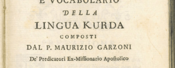 Kürtçenin İlk Gramer Kitabı: Gramatica e Vocabolario Della Lingua Kurda - Ümit İŞLEK